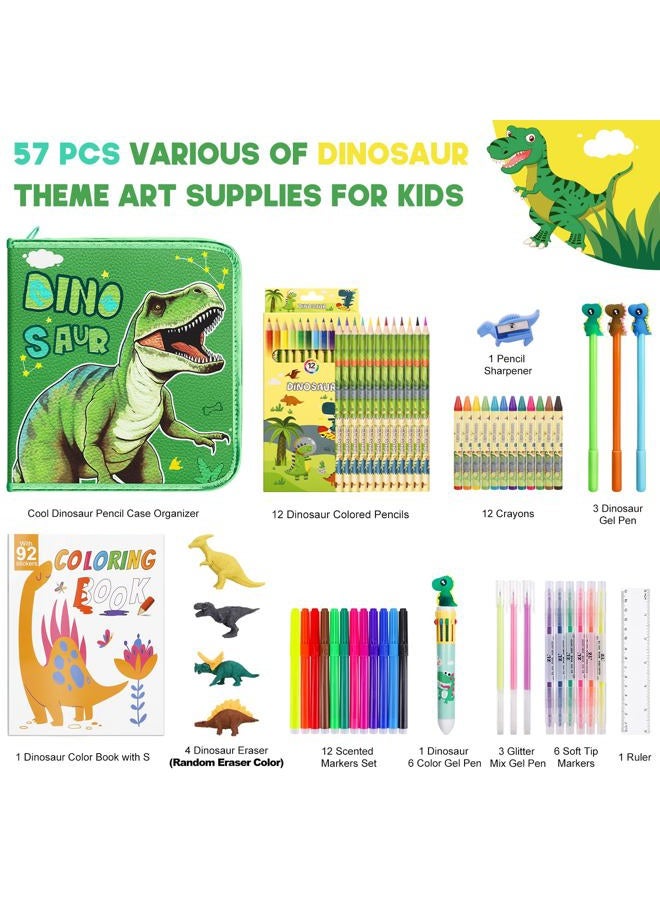 MAIGOZON Dinosaur Fruit Scented Markers Set Kids' Coloring Pens & Markers - Image 2