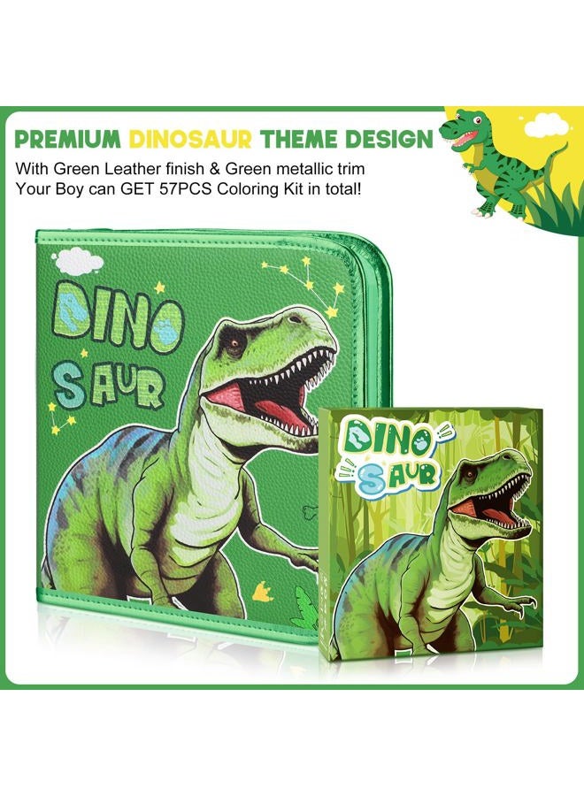 MAIGOZON Dinosaur Fruit Scented Markers Set Kids' Coloring Pens & Markers - Image 3