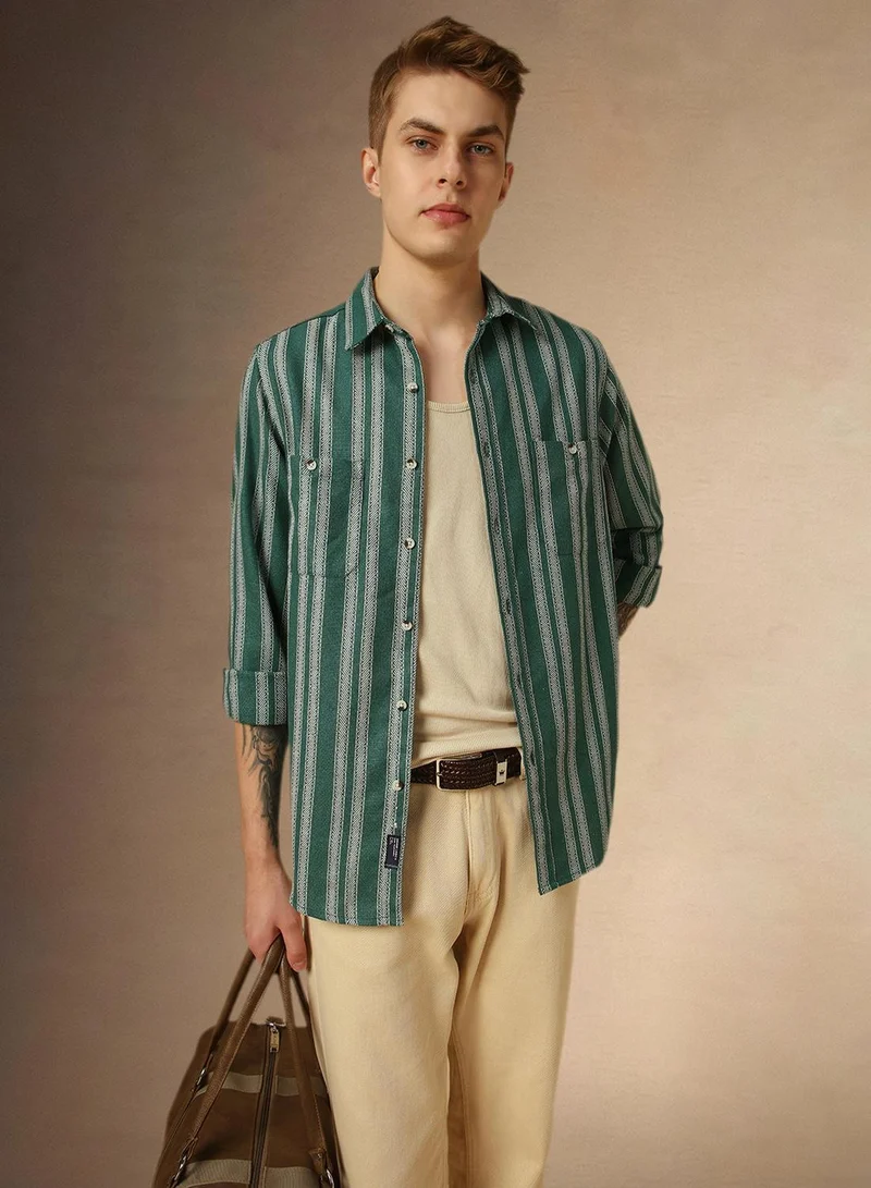 Dennis Lingo Olive Shirt For Men For Men