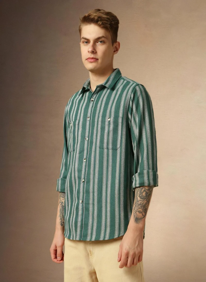 Dennis Lingo Olive Shirt For Men For Men