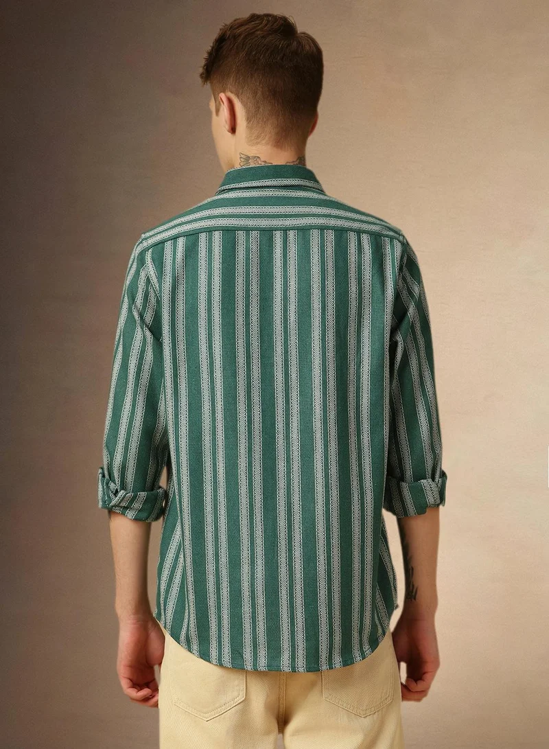 Dennis Lingo Olive Shirt For Men For Men