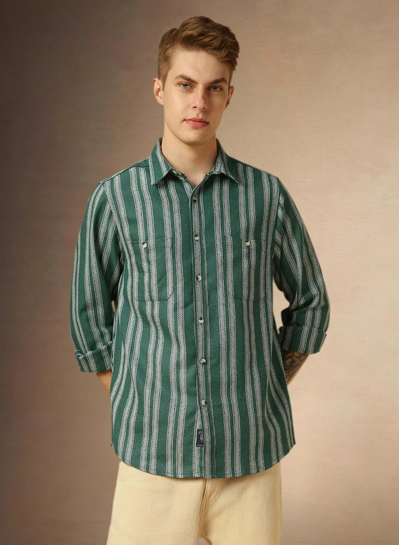Dennis Lingo Olive Shirt For Men For Men