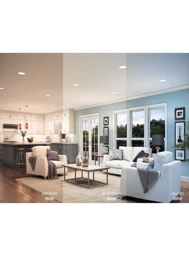 هالو إضاءة هالو السفلية 4 بوصات، لون أبيض مطفي، 10.1 واط، 650 لومن، ليد - Image 5