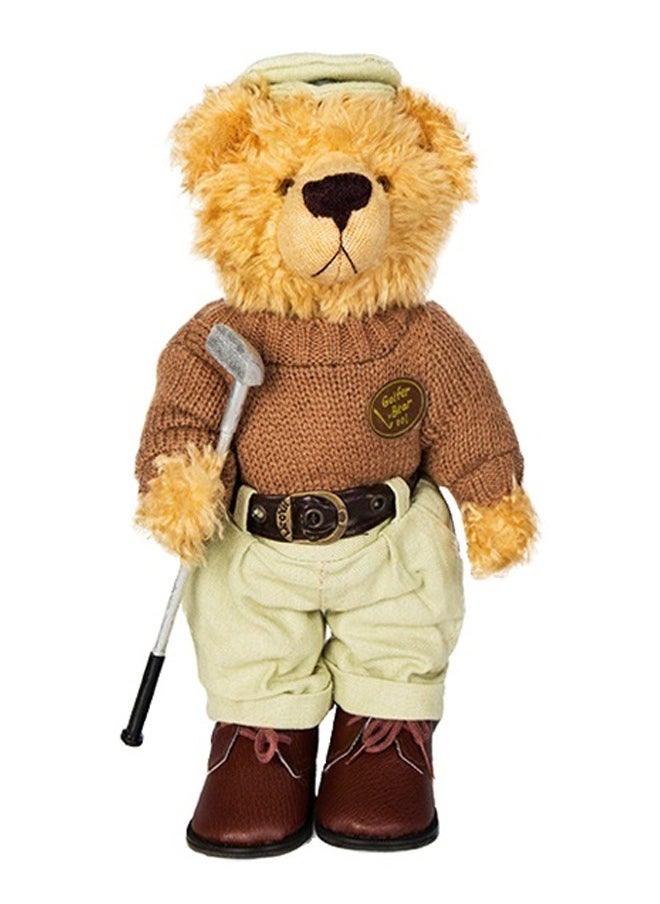 No branded Collectible Teddy Bear Golfer, Gift for Golfer  - Image 1