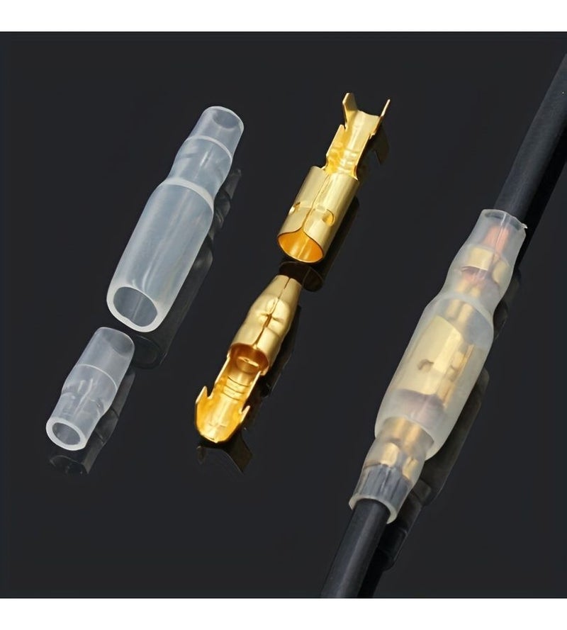 Set Of 20 Female Motorcycle Connector Sockets 4mm Size For Classic Plug In Terminals Cable Wires 1mm To 2.5mm Hard Wiring Rooms Under 36V No Battery Needed - Image 5