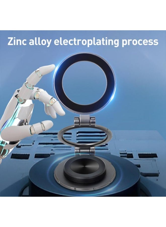 G222 Car Phone Stand Strong Magnetic Metal Folding Stand - Image 2