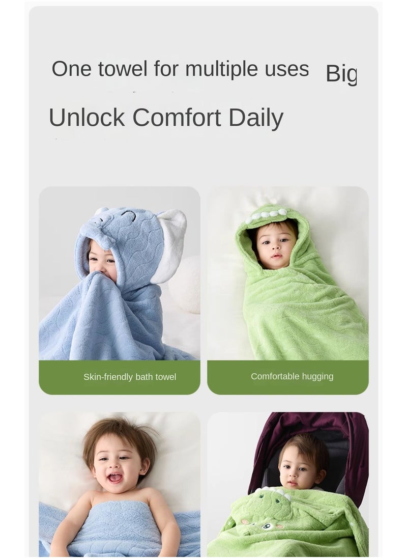 ORiTi ORiTi Cotton Hooded Bathrobe Towel  - Image 3