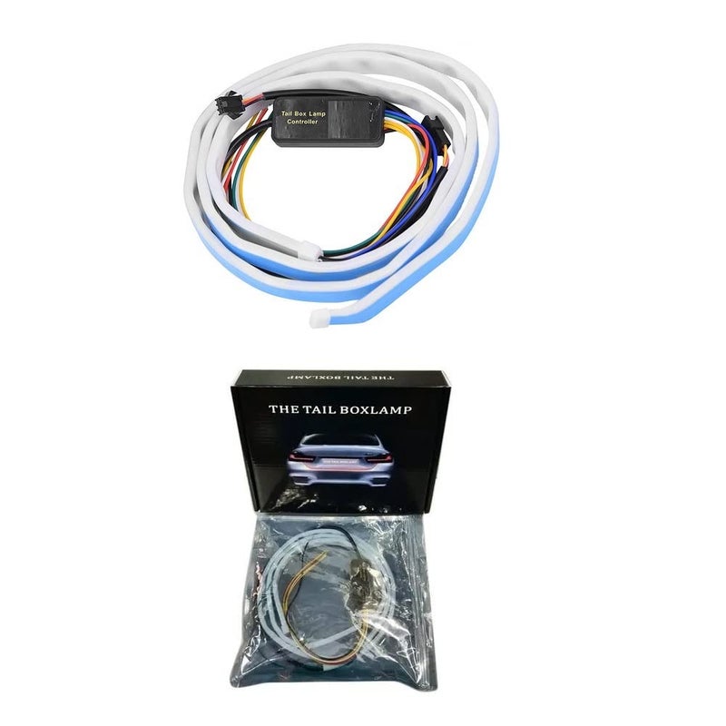 SPREADX Stylish LED Trunk/Dicky/Diggi/Boot/Tail Light Strip with Brake Turn Signal Suitable for All Car & SUV - Image 4