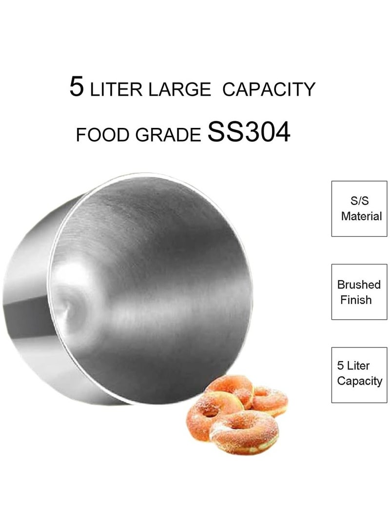5L Stand Mixer, 700W Electric Food Dough Mixer with 6-Speed Control, Stainless Steel Bowl, Dough Hook, Whisk, Beater, and Egg White Separator for Baking & Cooking  - Image 3