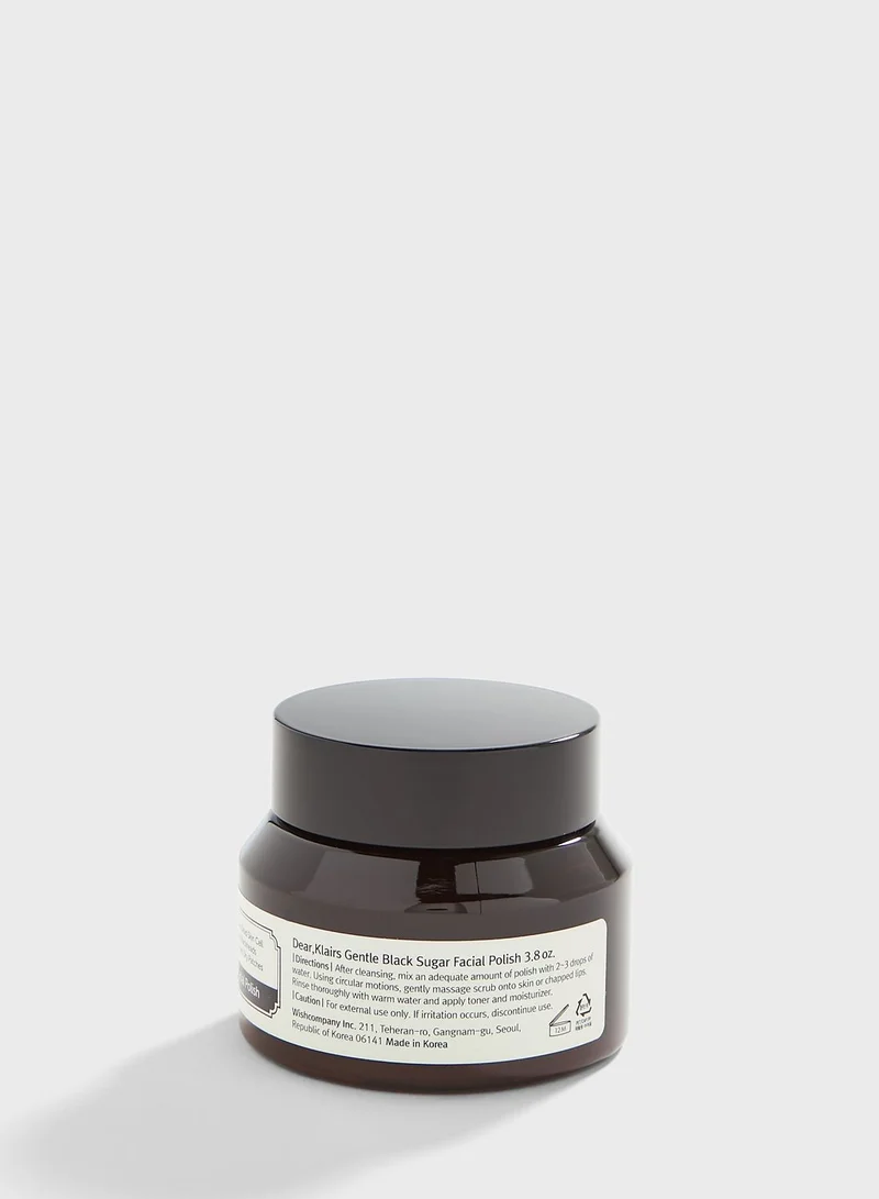 Dear,Klairs Gentle Black Sugar Facial Polish 110 g