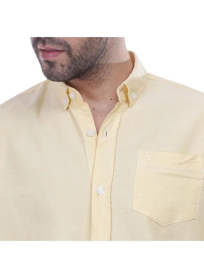 Coup Coup - Solid Shirt with Long Sleeves and Pocket Detail