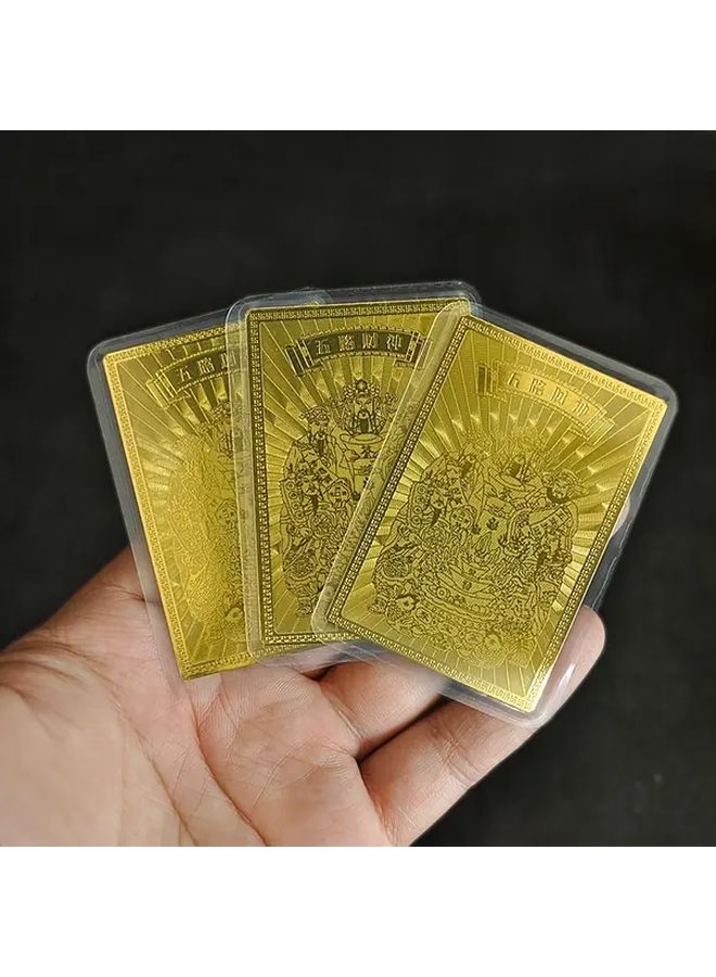 1pc Wealth God Blessing Amulet Card For Phone Wallet Pillow Home Decor - Image 5