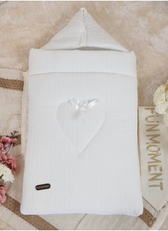 FUN MOMENT Baby Swaddle with Side Zipper for Newborns  - Image 1