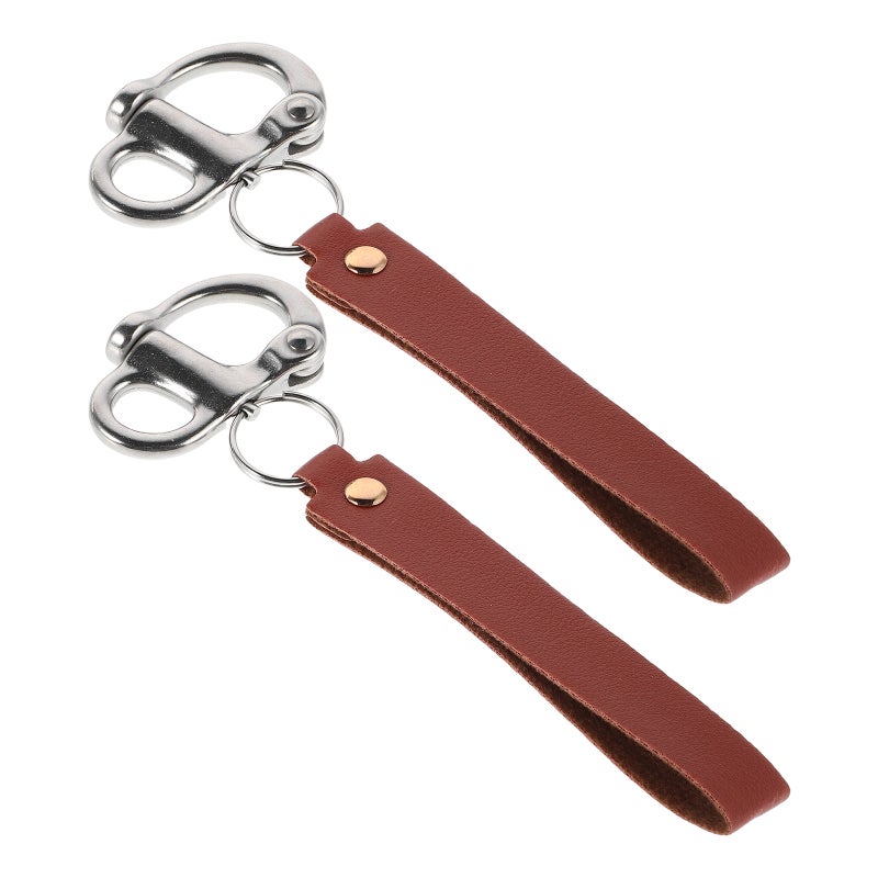 2pcs Firefighter Quick Release Shackle Clip Stainless Steel Heavy Duty Metal Buckle Clip Firefighter Gear Accessories Quick Release Tool - Image 1