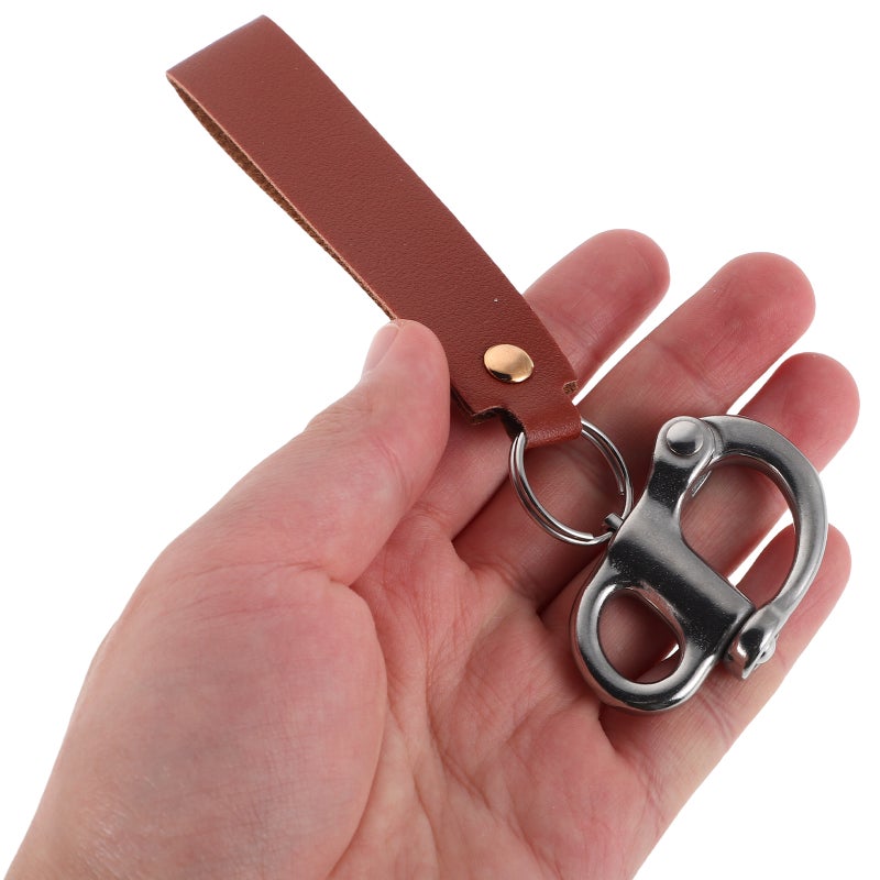 2pcs Firefighter Quick Release Shackle Clip Stainless Steel Heavy Duty Metal Buckle Clip Firefighter Gear Accessories Quick Release Tool - Image 2