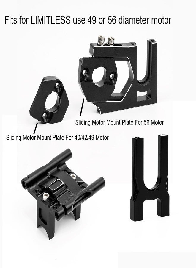 MOSHNOLY Center Differential Mount&Diff Cover Sliding Plate Motor for Arrma 6S 1/8 Kraton/Notorious/Outcast/Talion/Typhon1/7Mojave/Felony/Infraction/Fireteam,Limitless,Aluminium Mount Plate ARA320468 - Image 3