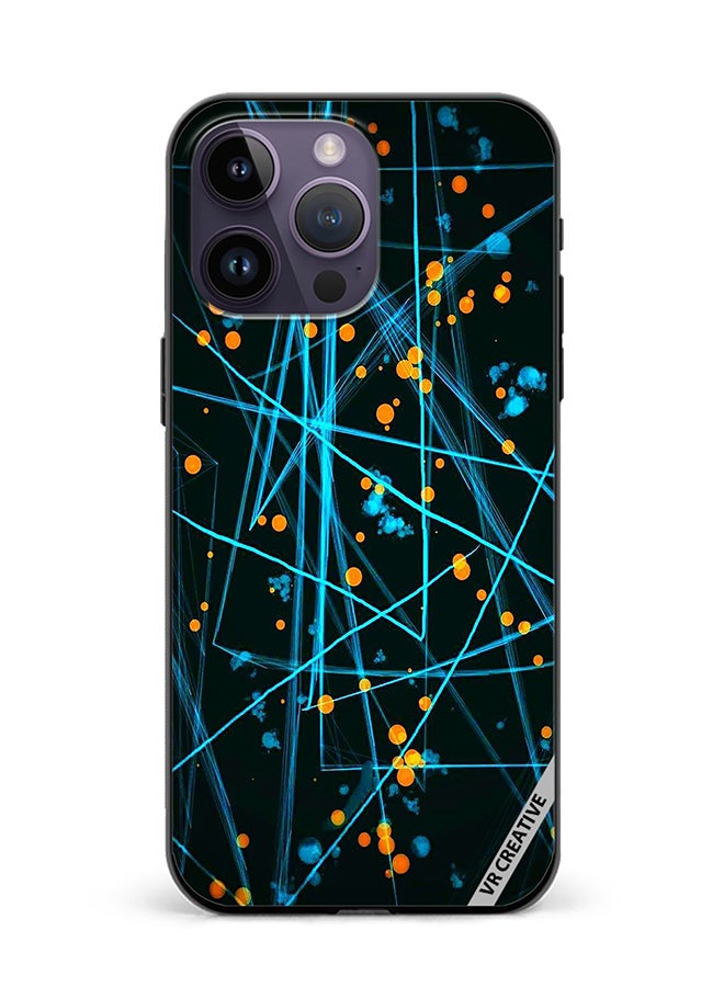 VR CREATIVE Protective Case Cover For Apple iPhone 15 Pro Max Lasers Design Multicolour - Image 1