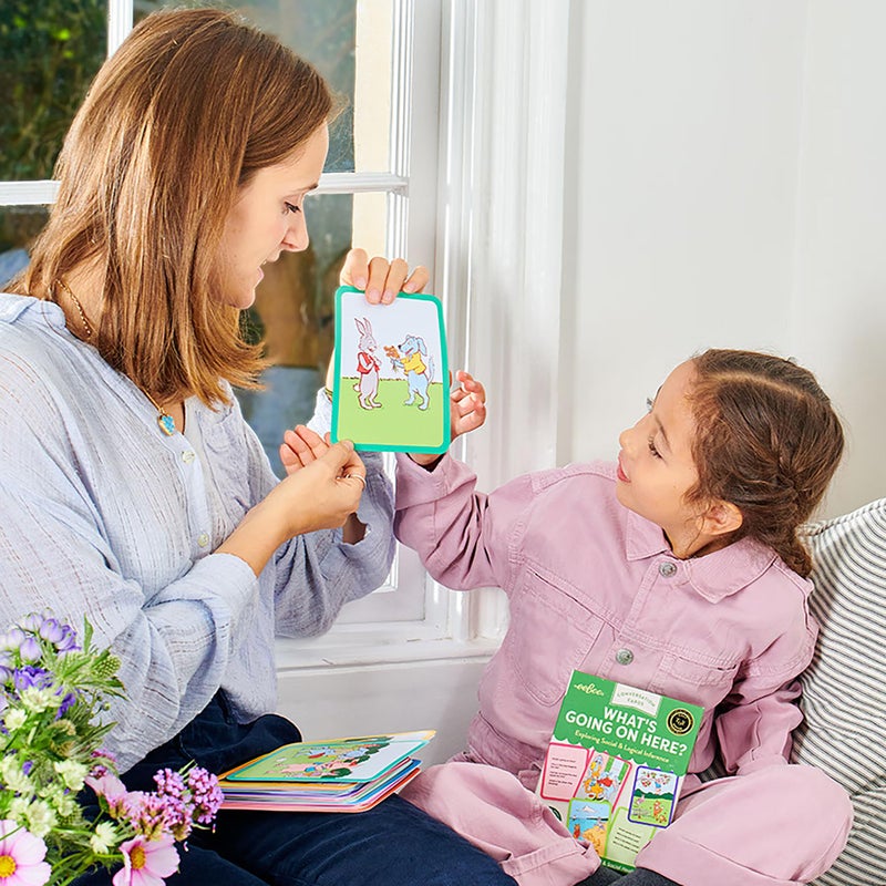eeBoo: What's Going on Here? Conversation Flashcards, Develops Empathy Through Friendly Illustrations of Social Situations, Develop Social and Emotional Intelligence, for Ages 3 and up - Image 4
