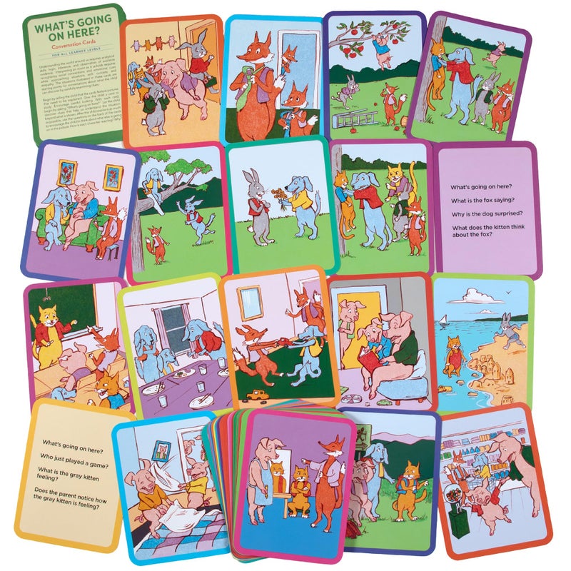eeBoo: What's Going on Here? Conversation Flashcards, Develops Empathy Through Friendly Illustrations of Social Situations, Develop Social and Emotional Intelligence, for Ages 3 and up - Image 3