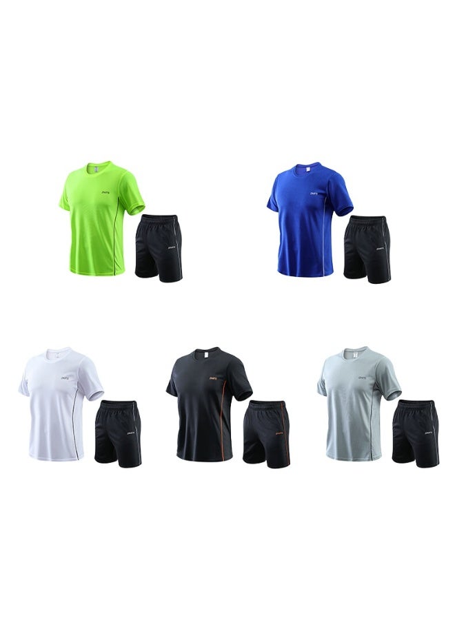 KUYING New Fashion Quick Drying Loose Rest and Leisure Sports Set - Image 2