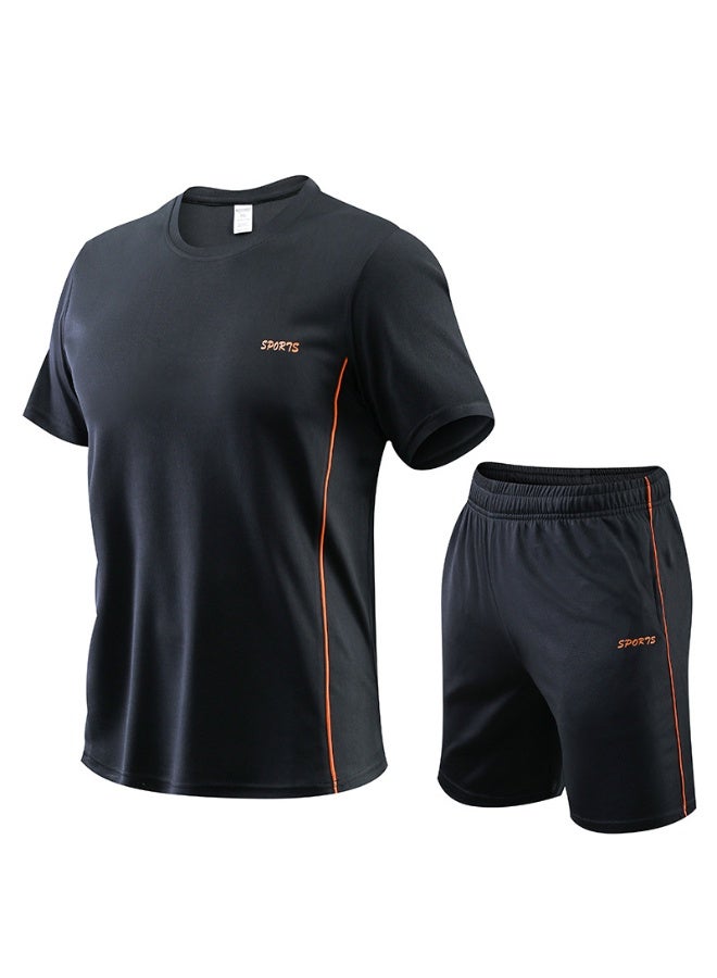 KUYING New Fashion Quick Drying Loose Rest and Leisure Sports Set - Image 1