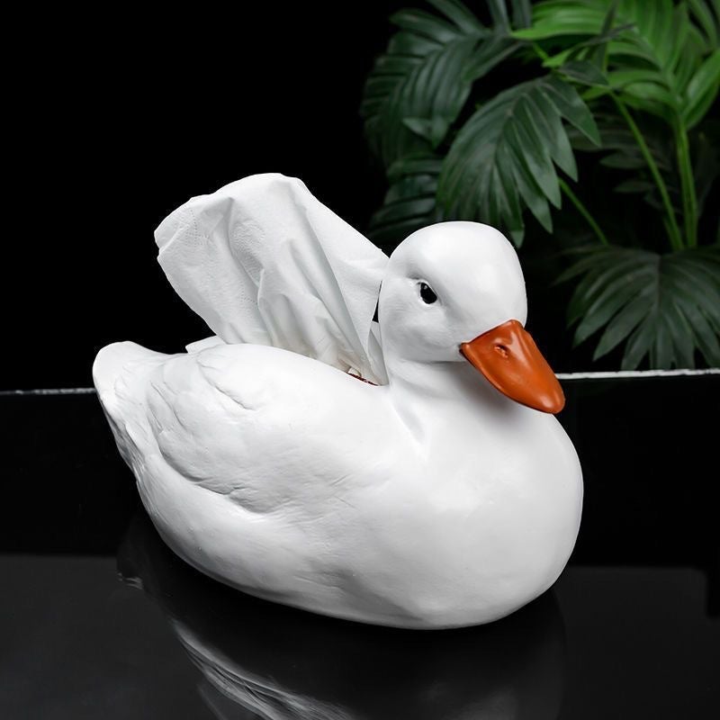 حامل مناديل على شكل بطة لطيف - Image 3