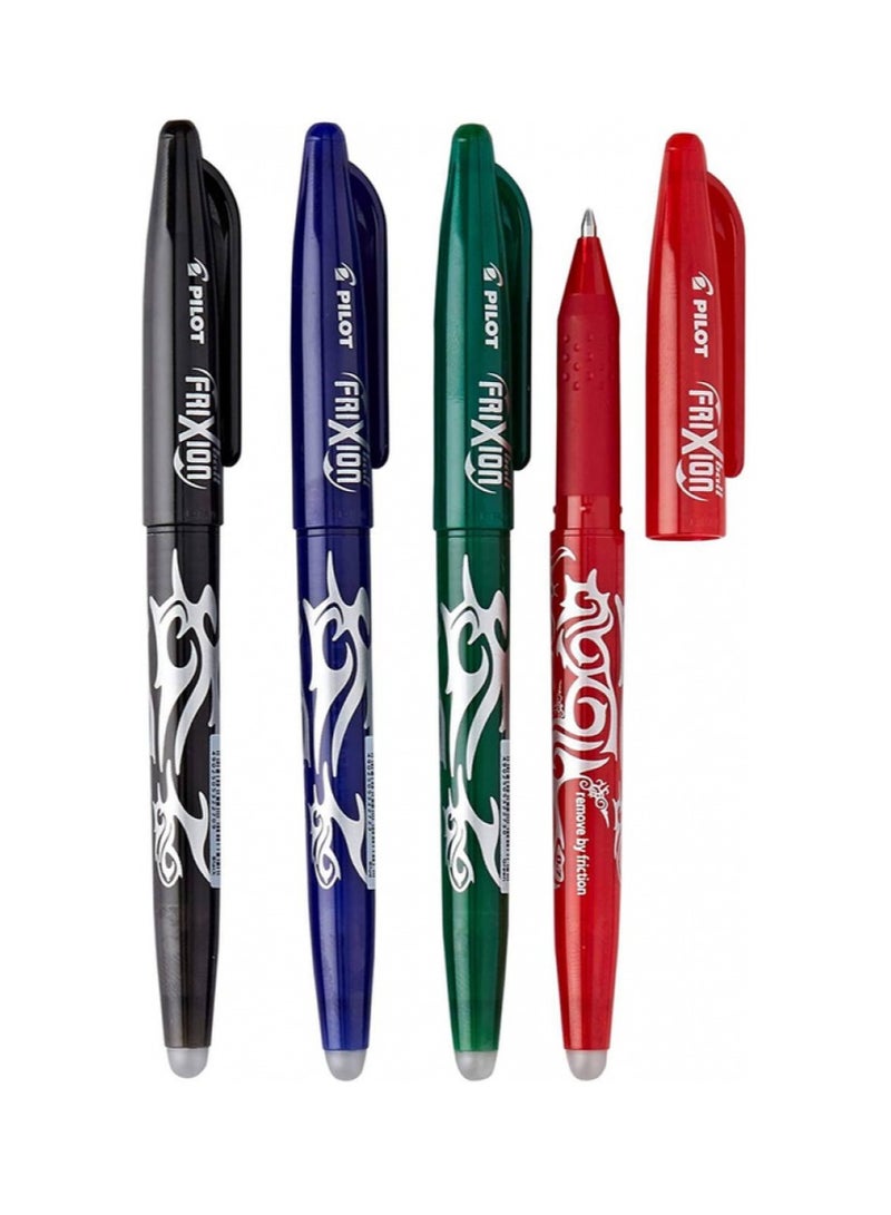 PILOT مجموعة أقلام حبر جاف للاحتكاك 0.7-4 - Image 1