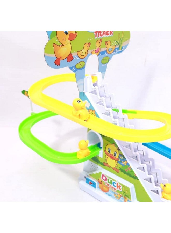 Smartcraft Duck Slide Toy Set, Funny Automatic Stair-Climbing (Multicolor) - Image 1