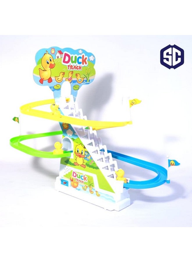 Smartcraft Duck Slide Toy Set, Funny Automatic Stair-Climbing (Multicolor) - Image 3