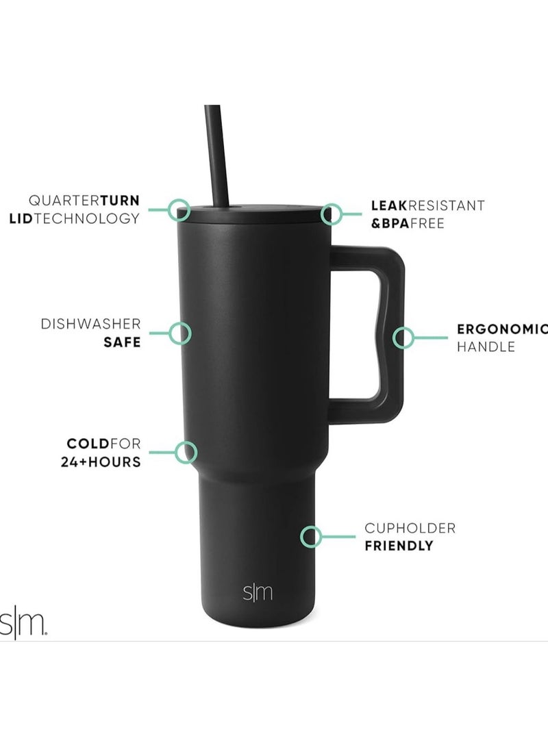 Simple Modern 40 oz Tumbler with Handle and Straw Lid - Image 2