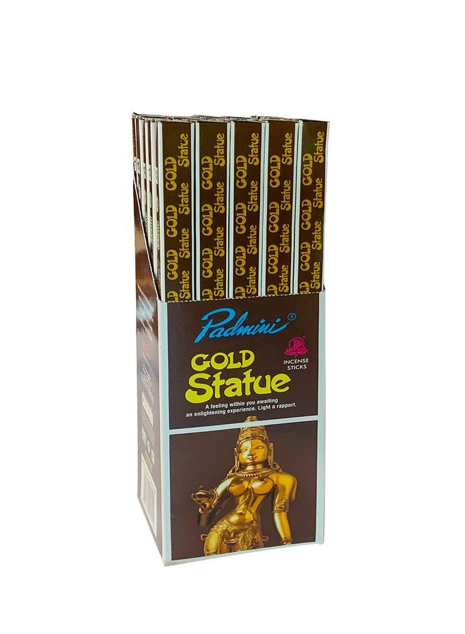 Padmini Gold Statue Incense Sticks (25 Packs of 7 Sticks Each - Total of 175 Sticks) - Image 1