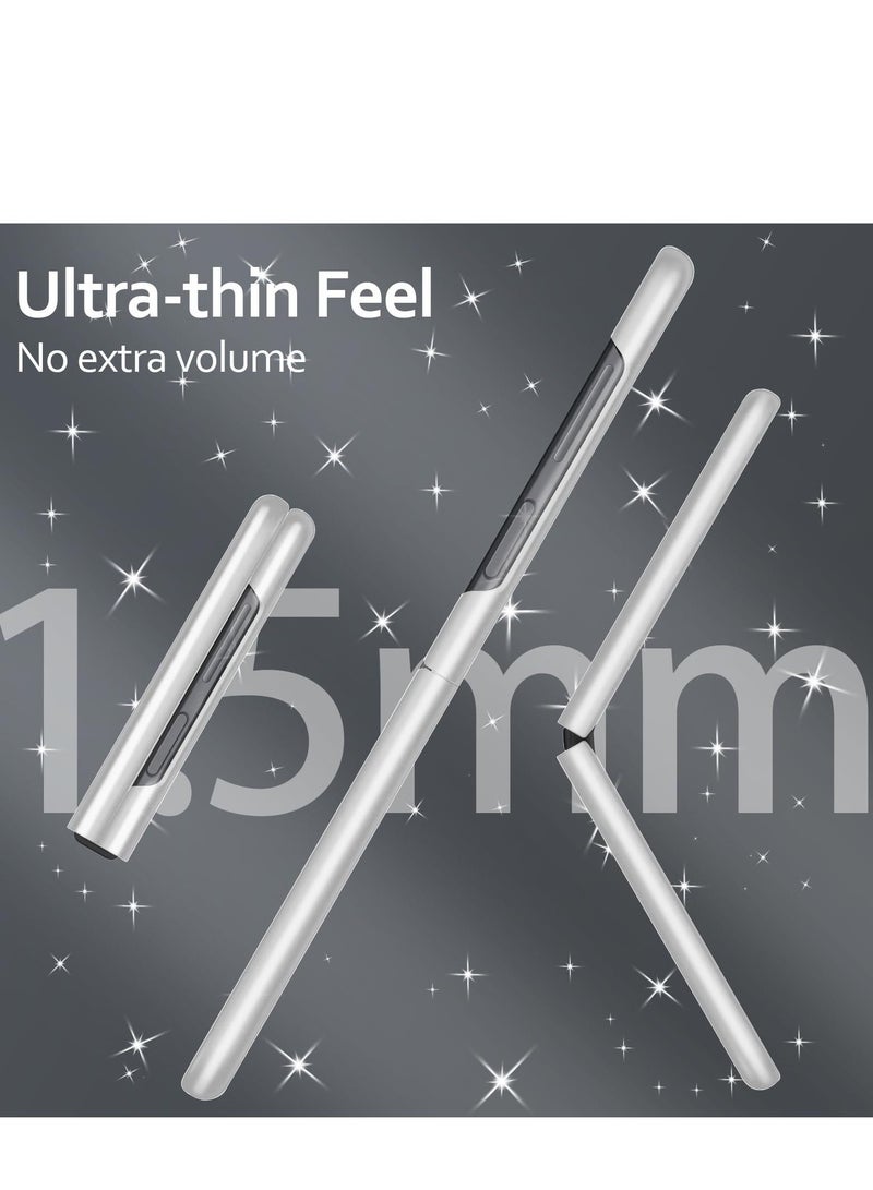 SYOSI Z Flip 5 Glitter Case for Samsung Galaxy Z Flip5 5G Phone Case for Women Girls,Luxury Bling Rhinestone Diamond Case Samsung Flip 5 Case Cover, 6.7" Crystal Bling Case(Silver) - Image 4