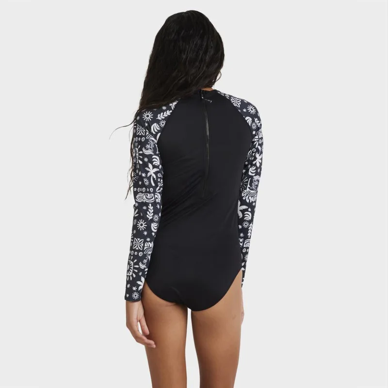 Billabong Paradise Stamp Long Sleeve Rash Vest - Kids