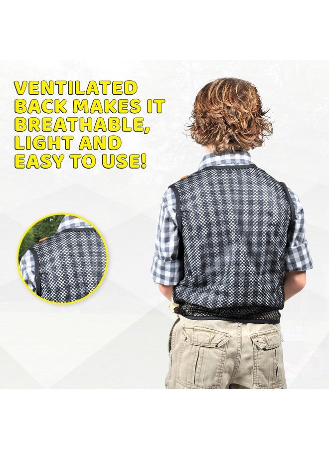 Nature Bound Cargo Vest for Kids with Zipper, 4 Pockets, and Durable Stitching - Image 3