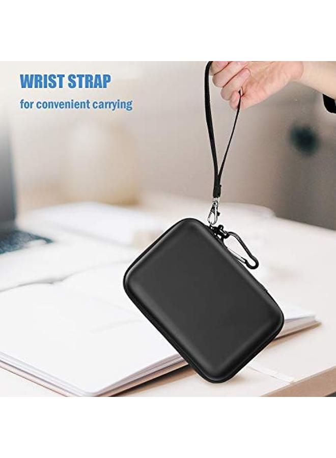 Procases Hard Drive Case 2.5 Inch For Elements Wd My Passport Canvio Basics Seagate Backup Plus Slim Expansion 1Tb 2Tb 3Tb 4Tb Portable External Hard Drive Carrying Case Black - Image 4