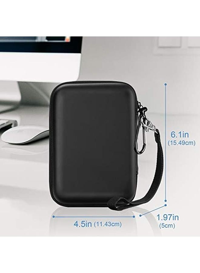 Procases Hard Drive Case 2.5 Inch For Elements Wd My Passport Canvio Basics Seagate Backup Plus Slim Expansion 1Tb 2Tb 3Tb 4Tb Portable External Hard Drive Carrying Case Black - Image 5