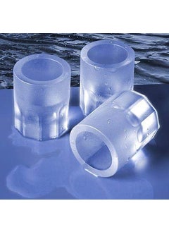 MBUYS MALL Mbuys Mall 4Cup Silicone Mold for Making Ice Glasses Iced Shots for Party Drinking Coke  - Image 3