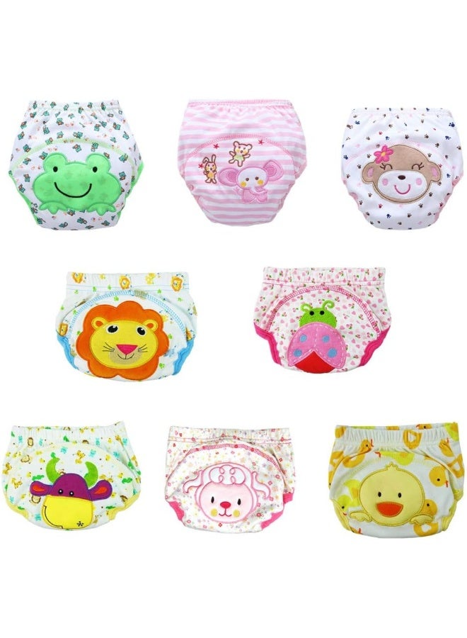 smart sisi smart sisi New Anti Leakage Training Pants, Baby Underwear for Babies, Toddler 6 Layers Potty Training Pants 8 Pack  - Image 1
