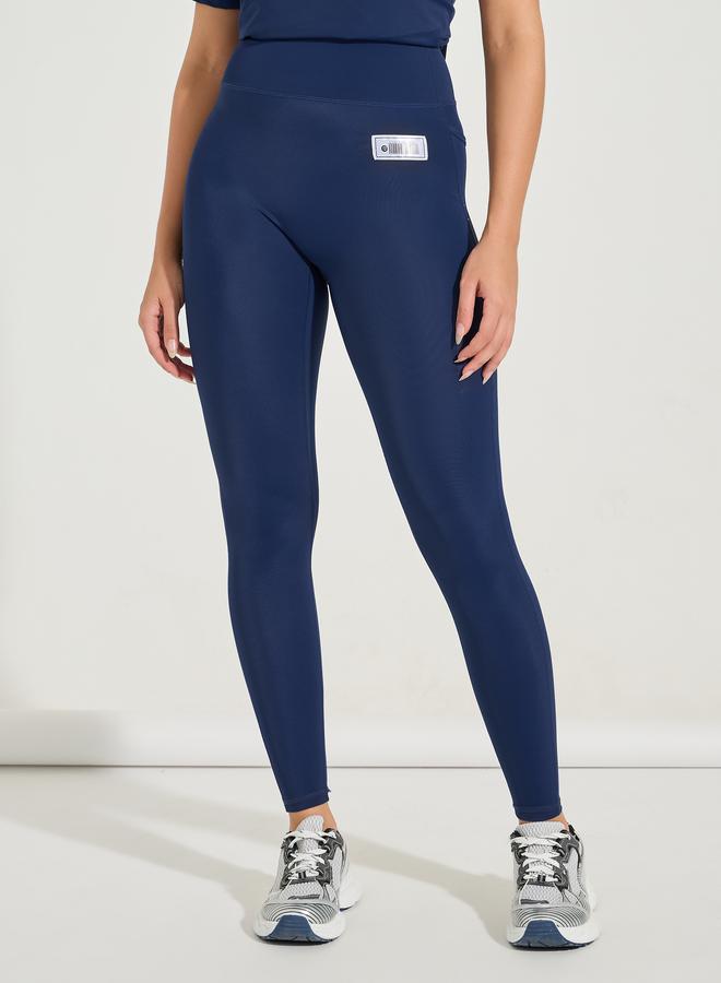 Styli Gymspire Edition - Label Back Stitch Contour Detail Leggings - Image 2