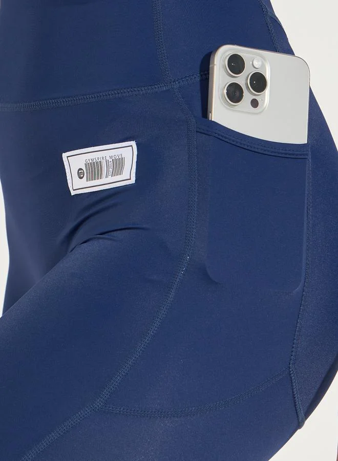 Styli Gymspire Edition - Label Back Stitch Contour Detail Leggings