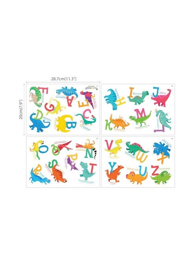 Ds8033 Az Dinosaur Alphabet (Small) Kids Wall Stickers Decals Peel And Stick Removable For Nursery Bedroom Living Room Art Murals Decorations - pzsku/ZD99CB82906ABF595289BZ/45/_/1693484764/6619a1c9-db87-49d0-837d-0c220fb0e04d