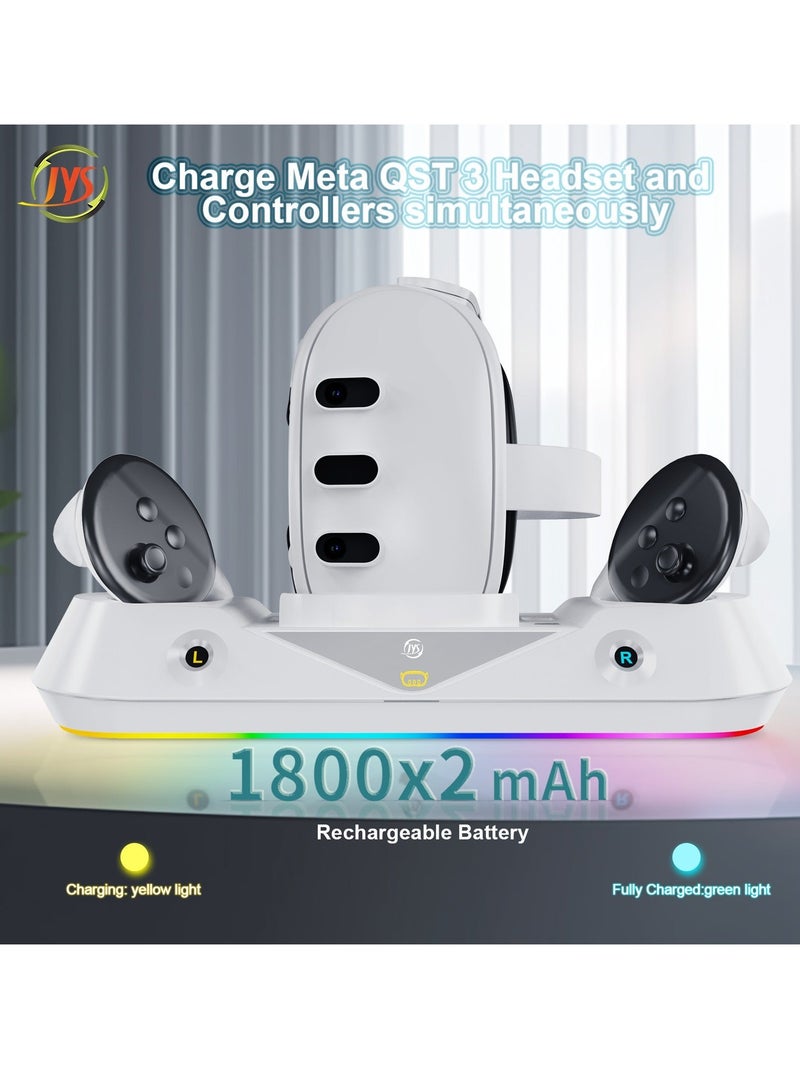 Oculus Quest3 VR Glasses Grip Magnetic Charging Dock and Meta Quest 3 Colorful Charging Dock - Image 5