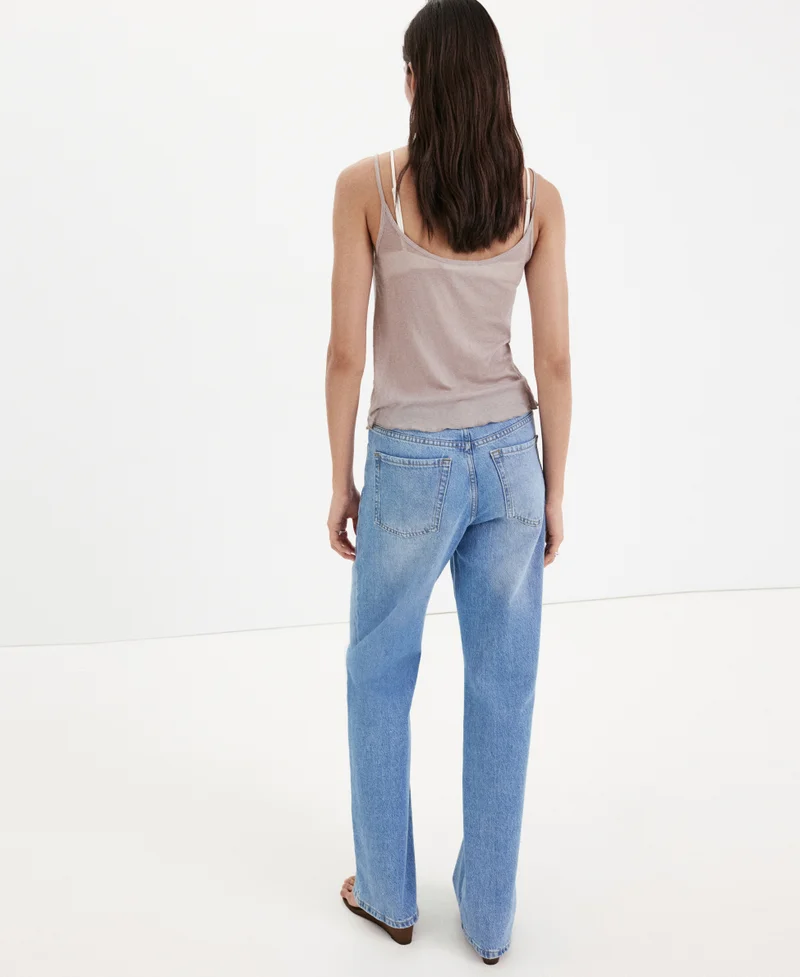 Mango Danila High-Waisted Wide Leg Jeans
