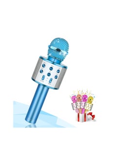 Generic Handheld Wireless Singing Mike Multi-Function Bluetooth Karaoke Mic with Microphone Speaker for All Smart Phones (Random colors)  - Image 4