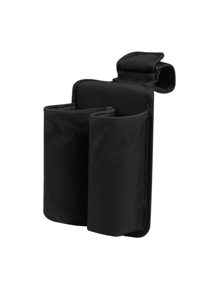 2 Slots Microphone Storage Bag Nylon Hanging Organizer Pouch Non-Slip Microphone Stand for JBL Partybox 110/120 310/320 710 Wireless Microphone - Image 1