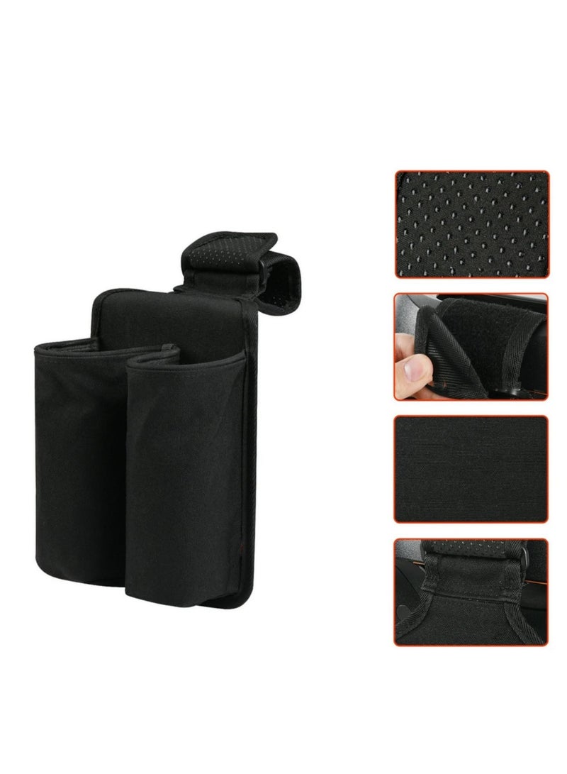 2 Slots Microphone Storage Bag Nylon Hanging Organizer Pouch Non-Slip Microphone Stand for JBL Partybox 110/120 310/320 710 Wireless Microphone - Image 2