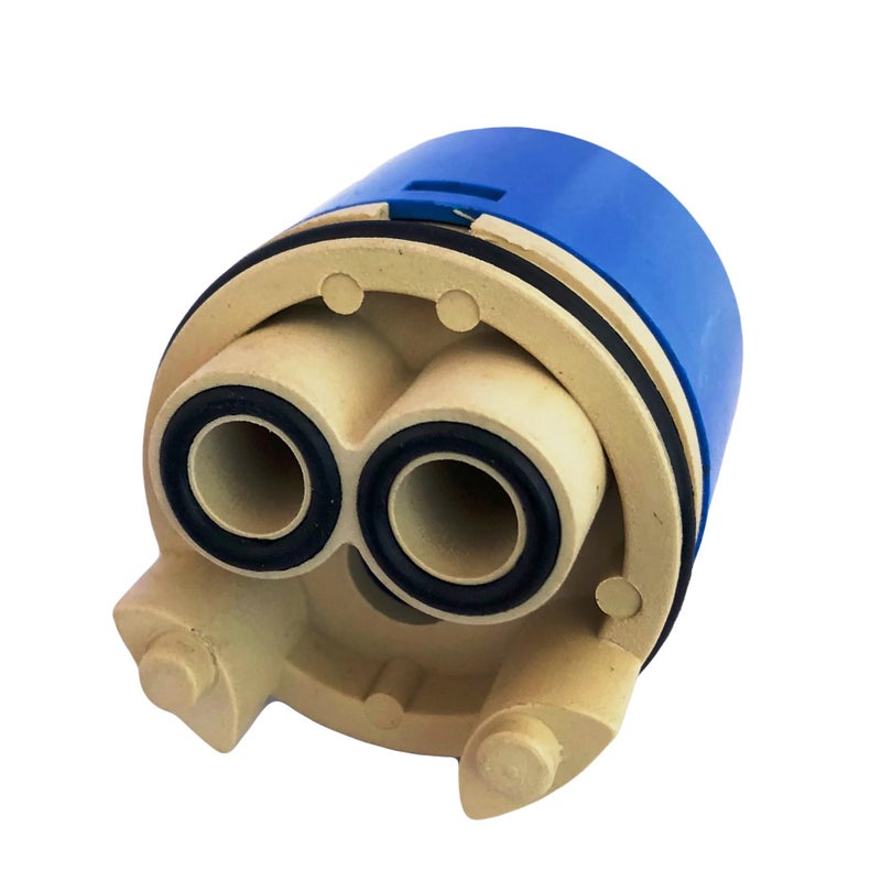 PVC Plastic Extended Ceramic Disc Cartridge | Durable Plumbing Accessories | Single Lever Mixer Cartridge Valve Replacement Part for Kitchen, Bathroom, Wash Basin, Shower, Sink Faucet Taps (35mm) - Image 3