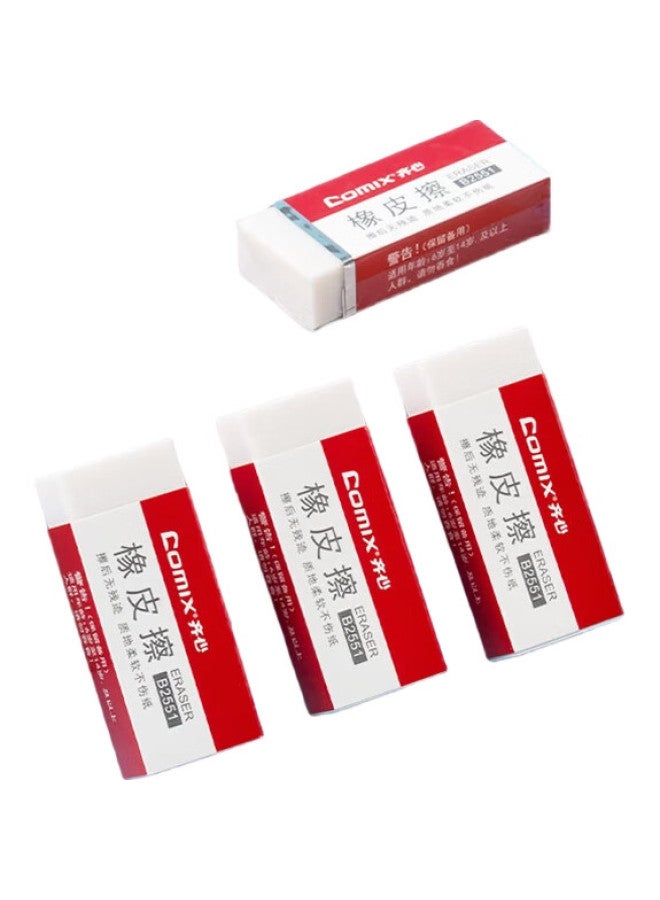 Comix 30 Pieces 2B Erasers For Students' Exam Drawing Erasers Office And Study Supplies B2551 - Image 2