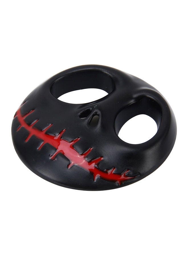 نيبمينينت ملصقات للسيارة بتصميم عصري معدني ثلاثي الأبعاد على شكل جمجمة