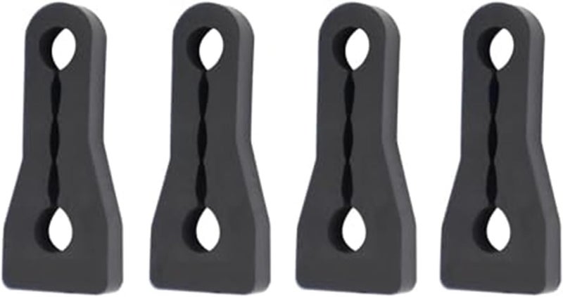 Wivplex Car Door Lock Sound Deadener Damper Buffer (4pcs) - Image 1